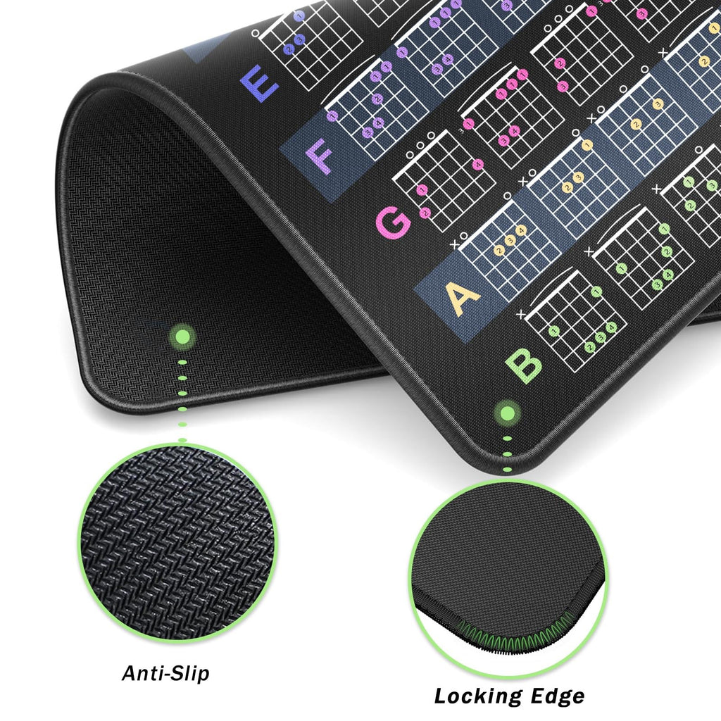 Guitar Mat & Portable Guitar Work Mat - 43.3 * 15.7 Inch Guitar Mat Pad, Guit...