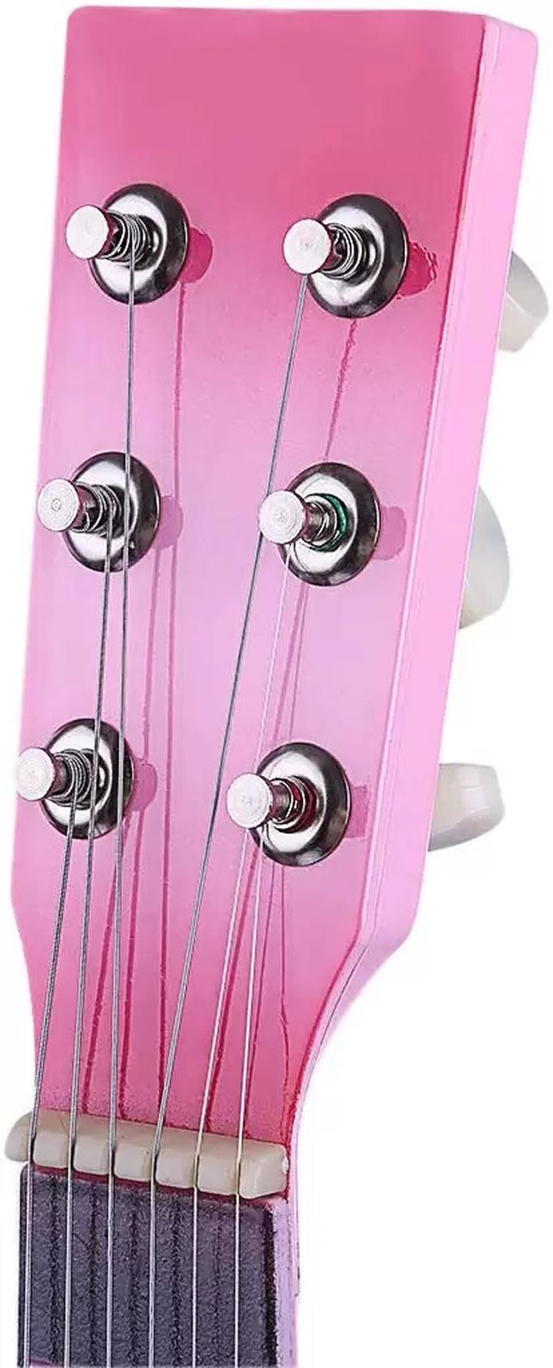 23” Mini Acoustic Guitar Wood Beginner Pink Toy Guitarra Kids Gift Instrument