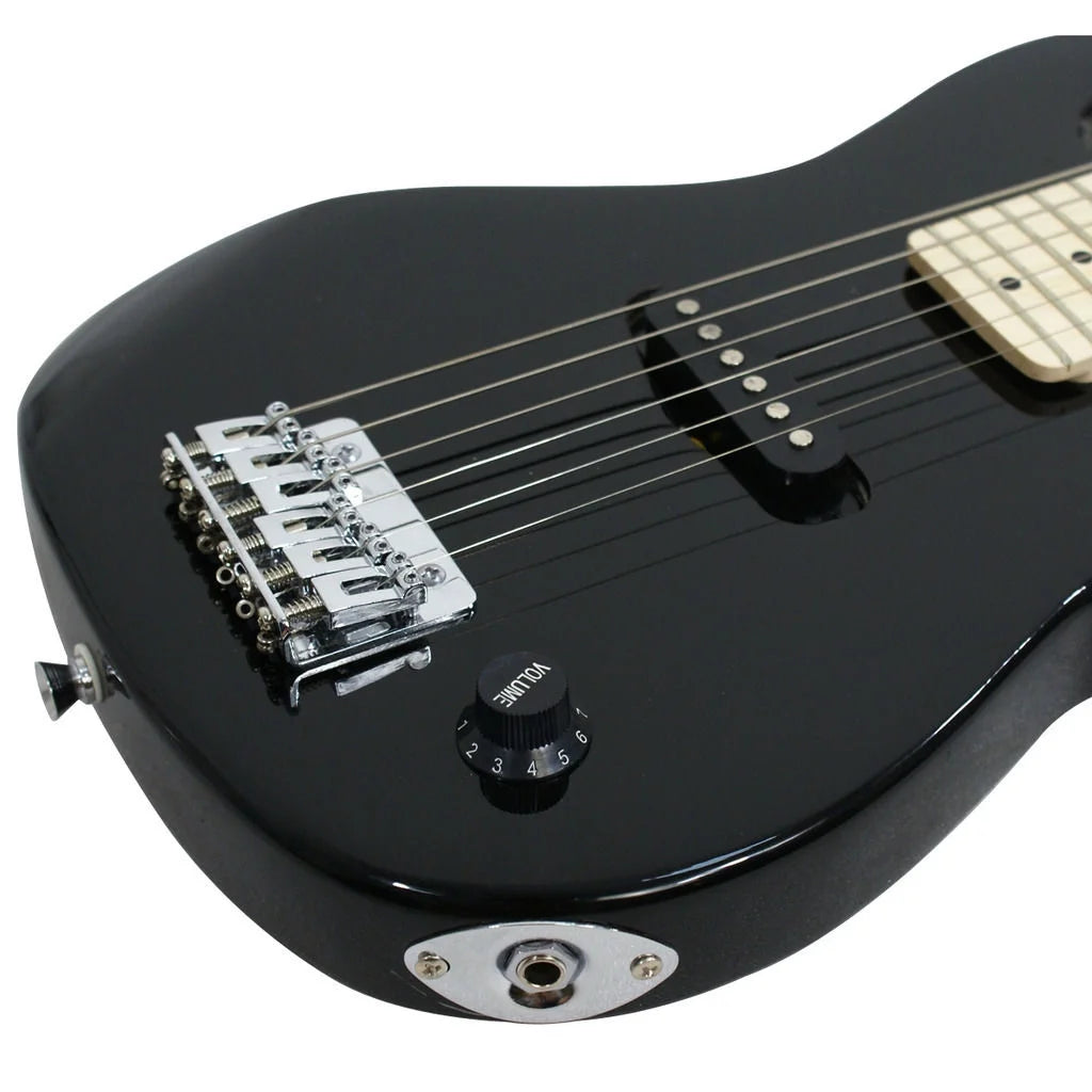 Kids Beginner Accessories Pack with 5W Amp Case 30" Electric Guitar, Black