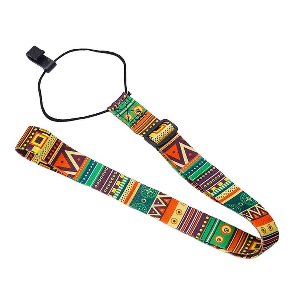 Adjustable Guitar Strap Ukulele Accessory Ethnic Style Polyester Guitar Belts Ukulele Strap Guitar