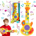 Toy Guitar for Toddlers, Kids Guitar Toys with Music & Colorful Light, Musical Instrument Toys for 1+ Year Old Girls Boys