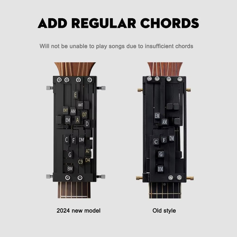 Double Guitar Chord Presser Guitar Chord Trainer Guitar Aid Chord Tool Guitar Aid Chords Trainer Guitar Accessories for Beginner