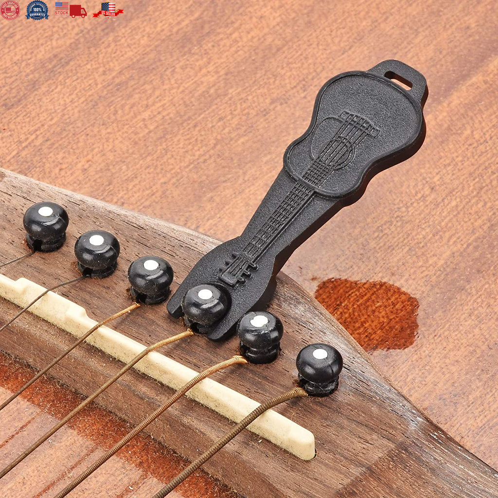 36PCS Acoustic Guitar Bridge Pins Pegs with 2 PCS Guitar Saddle Nut and Bridg...