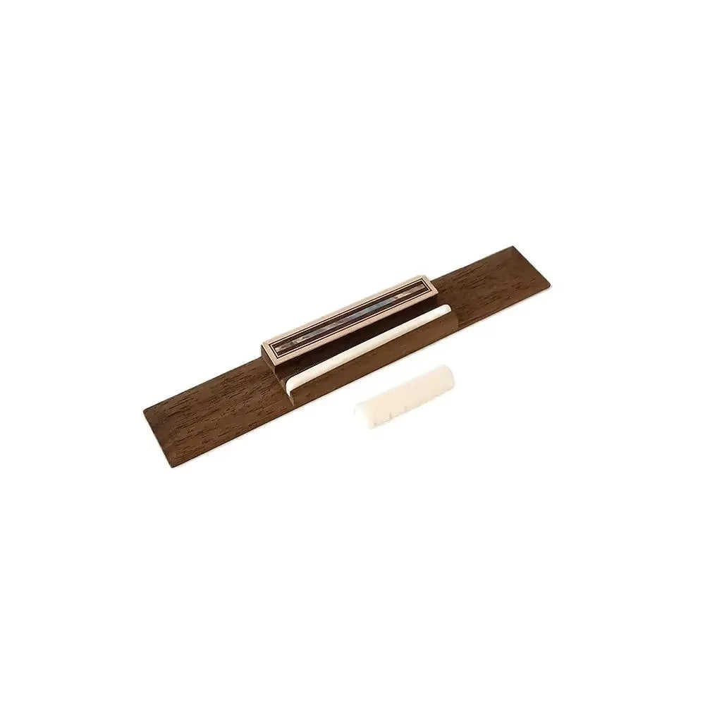 Rosewood Guitar Bridge+ Cattle Bone Guitar Nut+ Saddle for Classic Guitar