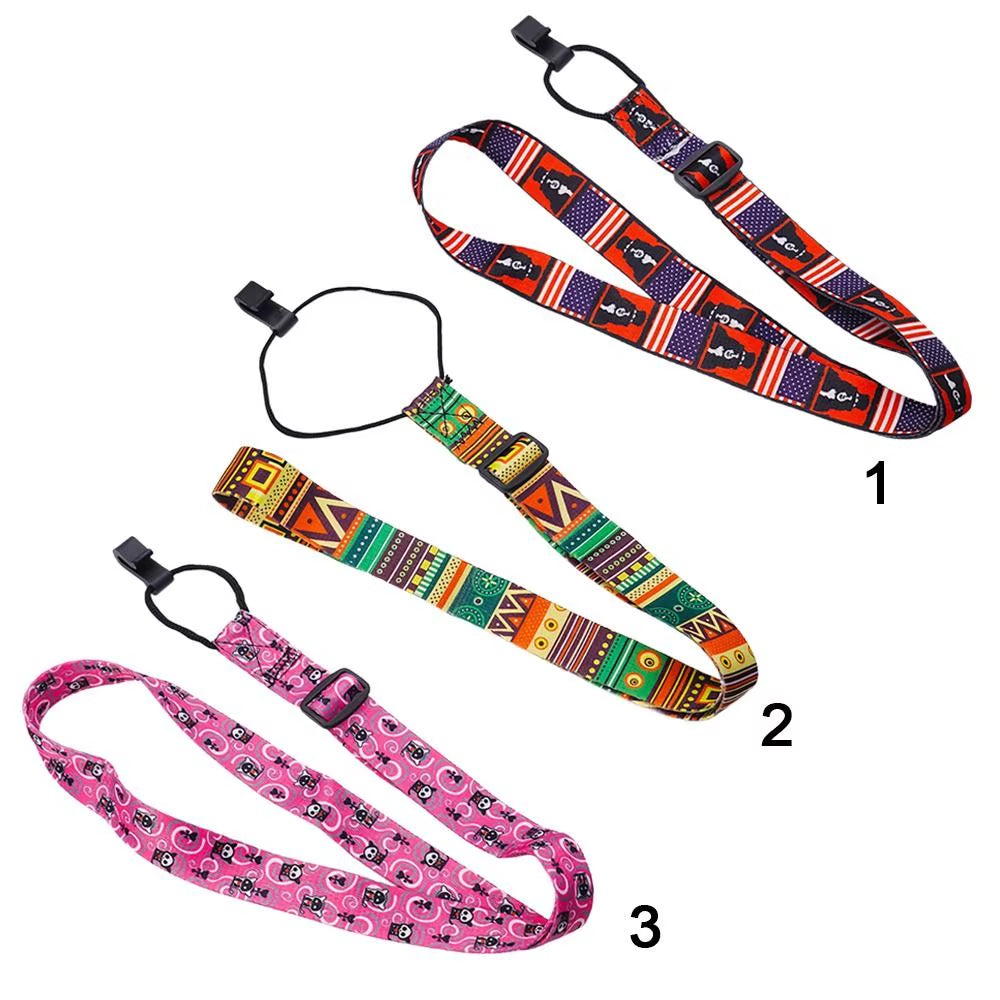Adjustable Guitar Strap Ukulele Accessory Ethnic Style Polyester Guitar Belts Ukulele Strap Guitar