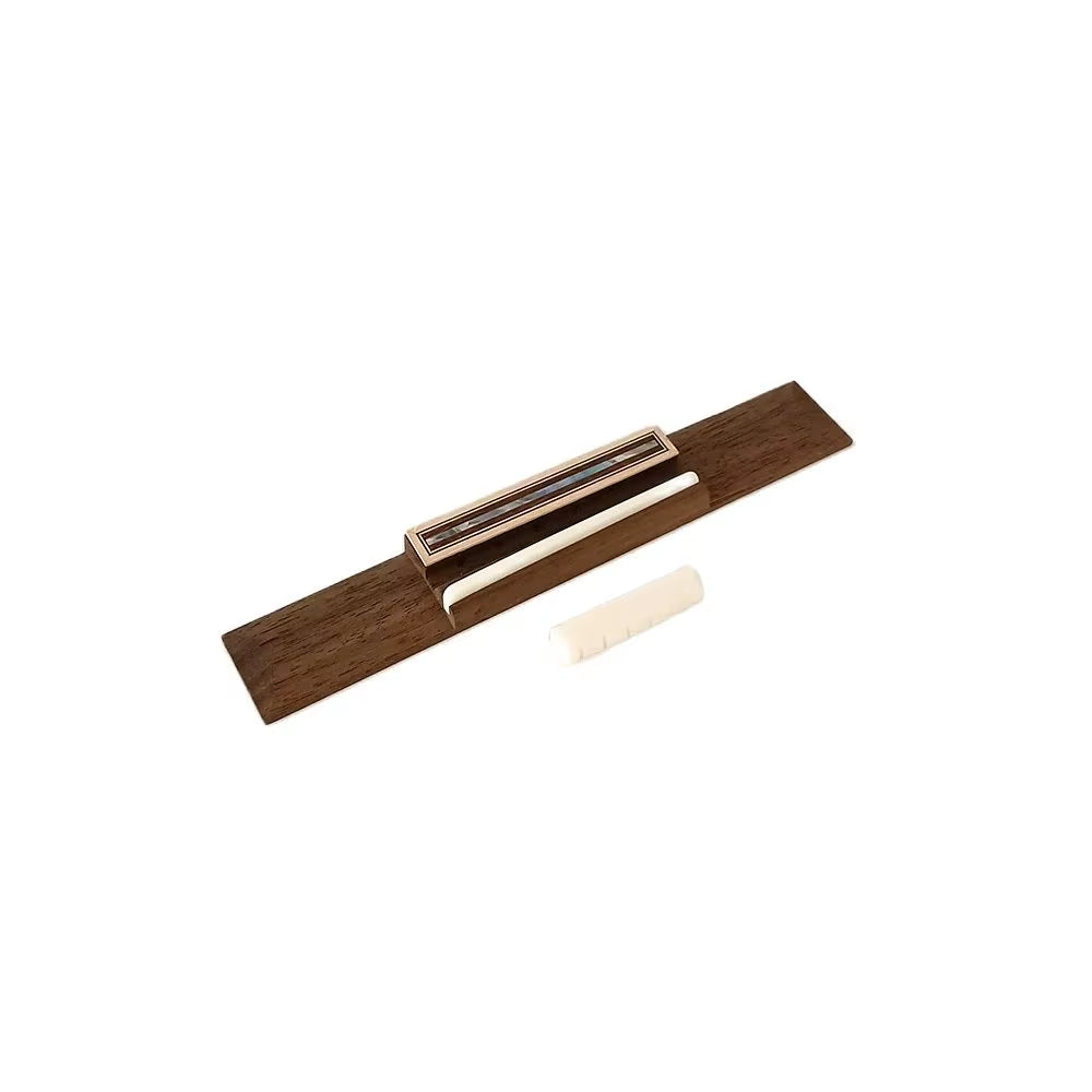 Rosewood Guitar Bridge+ Cattle Bone Guitar Nut+ Saddle for Classic Guitar