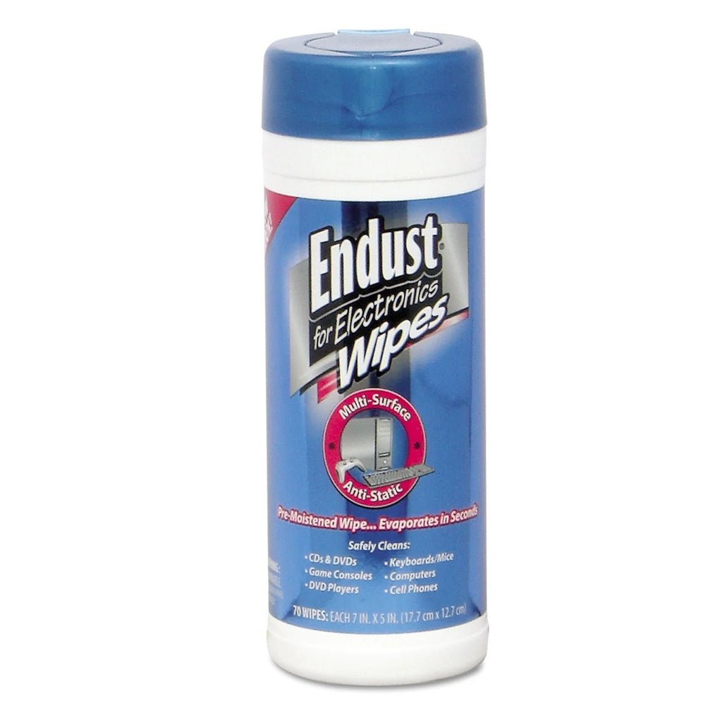 Antistatic Electronics Cleaning Wipes, 70 Count
