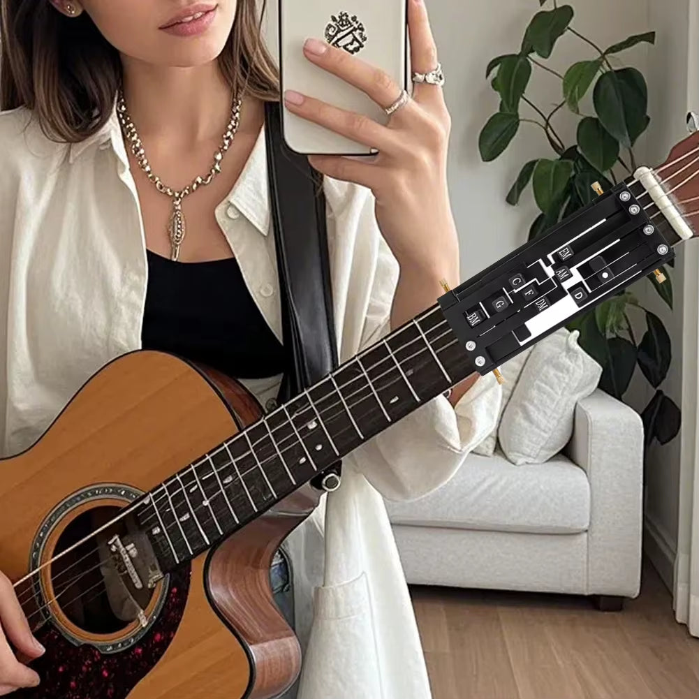Guitar Chord Presser Kit Guitar Chord Helper Guitar Learning Tool Guitar Chord Trainer Guitar Aid Chord Tool for Guitar Beginner